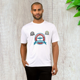 T-shirt Avion vintage Tourisme Aventures Logo Aviation