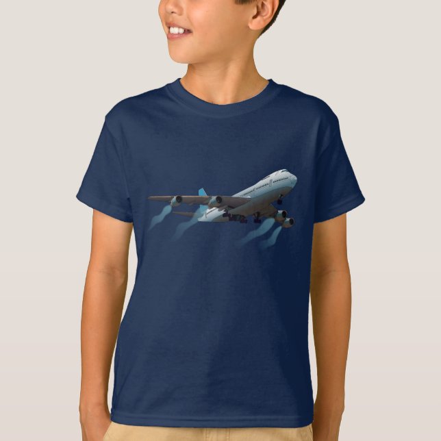 T-shirt Avion volant. (Devant)