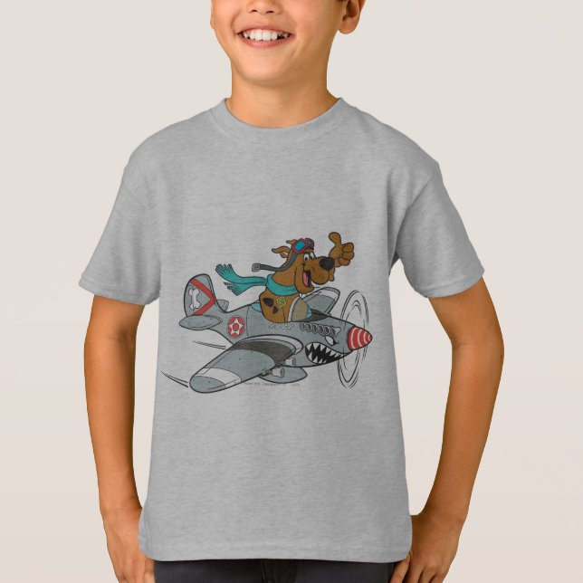 T-shirt Avion volant Scooby-Doo (Devant)