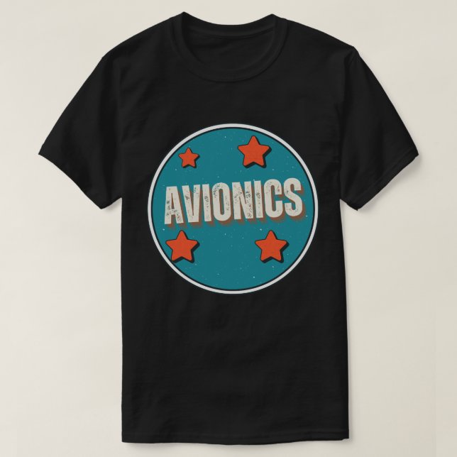 T-shirt Avionique (Design devant)