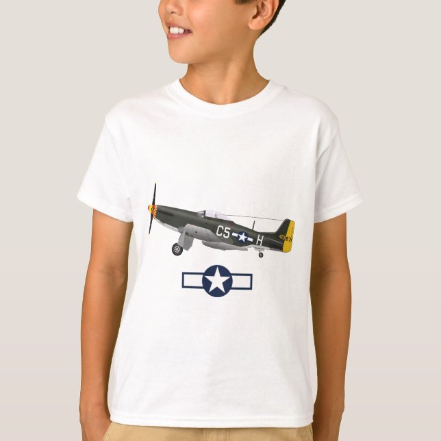 T-shirt Avions américains de la deuxième guerre mondiale (Devant)