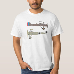 T-shirt Avions de chasse WW1 - SE5 et Fokker Dr 1