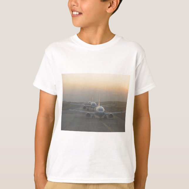 T-shirt Avions sur piste (Devant)
