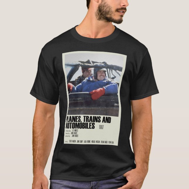T-shirt Avions, Trains et Automobiles Alternative Art Mo (Devant)