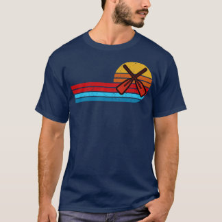 T-shirt aviron croisé vintage rétro
