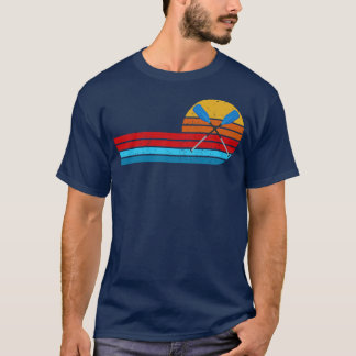 T-shirt aviron croisé vintage rétro 1