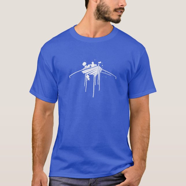 T-shirt Aviron grunge (Devant)