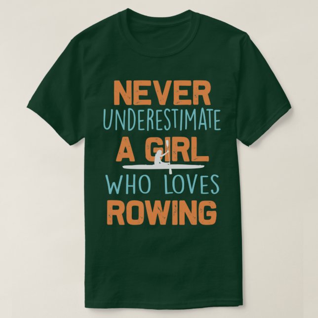 T-shirt Aviron Kayak Girl 2 (Design devant)