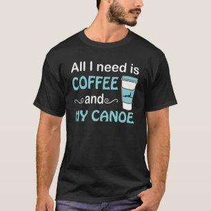 T-shirt Aviron Kayaking Coffee Canoë