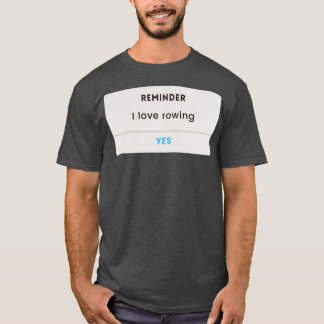 T-shirt aviron ramer drôle ramer 1