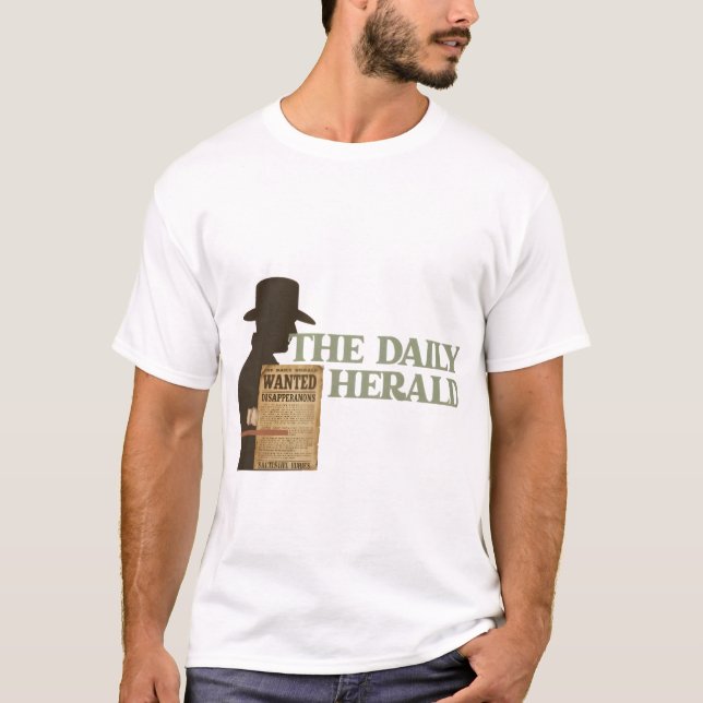T-shirt  Avis de Recherche Voulu (Devant)