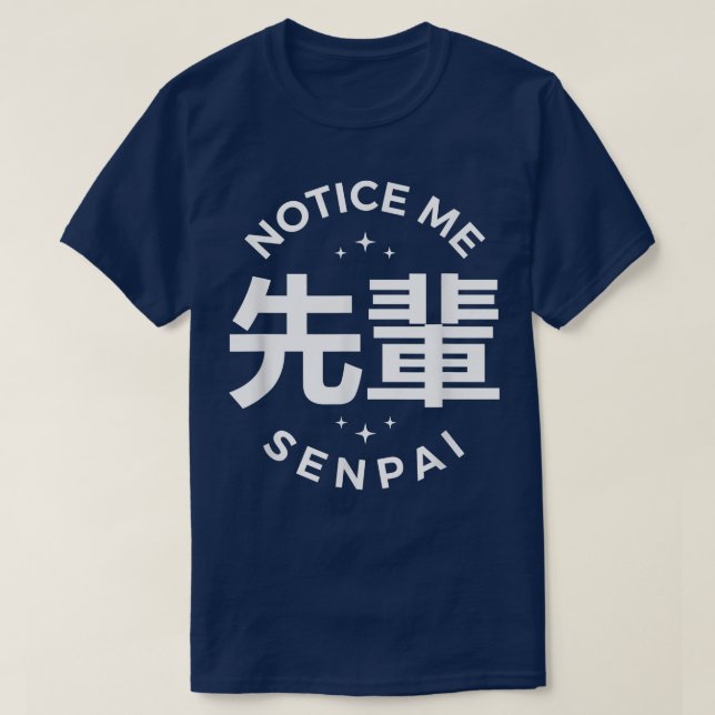 T-shirt Avis Me Senpai (Design devant)
