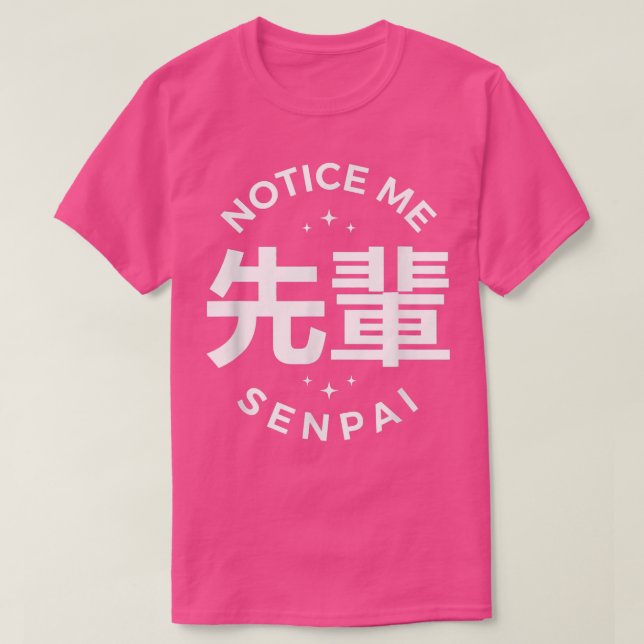 T-shirt Avis Me Senpai (Design devant)