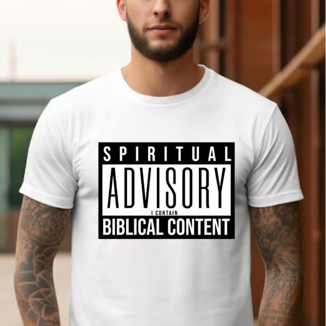 T-shirt Avis Spirituel Contenu biblique Unisex (Créateur téléchargé)