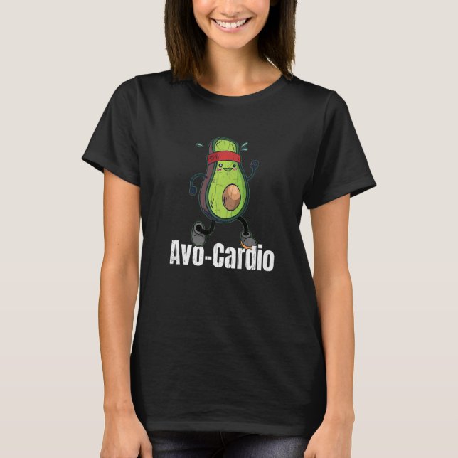 T-shirt Avo Cardio Vegetarian Vegetables Vegetables Graphi (Devant)