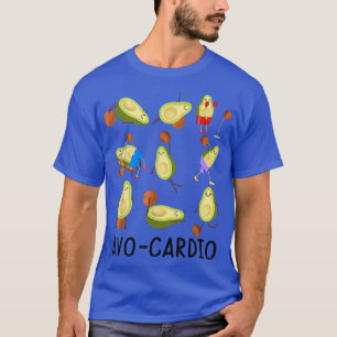 T-shirt Avo Cardio Workout Avocado Vegetarian Men Women Fu