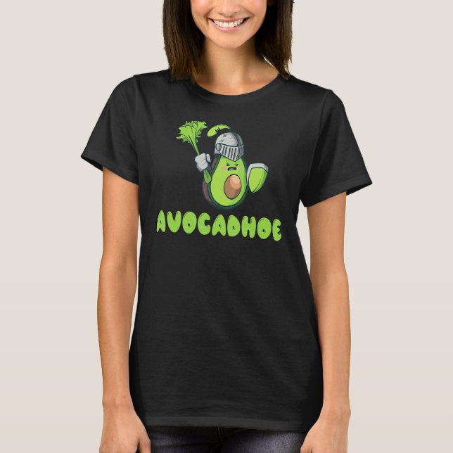 T-shirt Avocadhoe Végétalien Végétal (Devant)