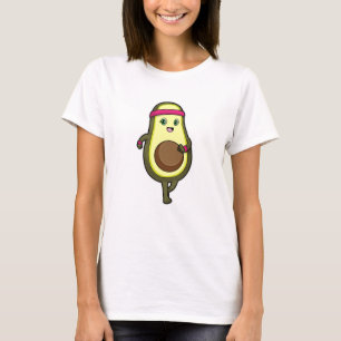 T-shirt Avocado à Jogging avec Headband