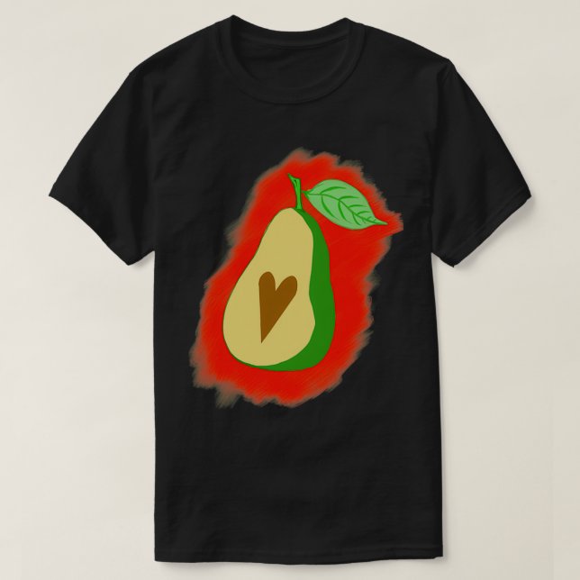 T-shirt Avocado à la chaleur (Design devant)