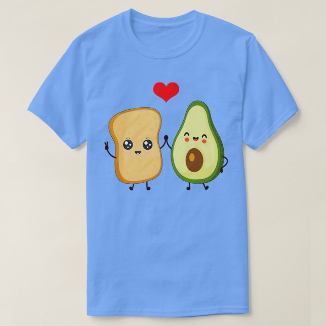 T-shirt Avocado À Mon Toast (Design devant)