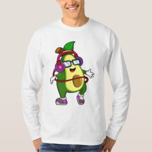 T-shirt Avocado à musique avec casque