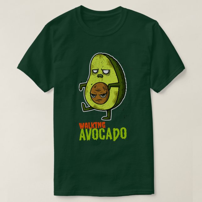 T-shirt Avocado à pied (Design devant)