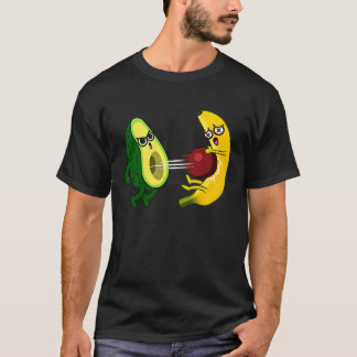 T-shirt Avocado And Banana Eating Vegan Avocado