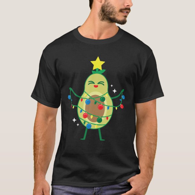 T-shirt Avocado arbre amusant Cool végétarien Végétarien N (Devant)