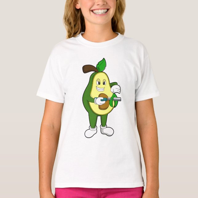 T-shirt Avocado as Hairtravh Razor (Devant)
