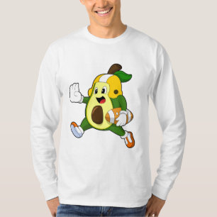 T-shirt Avocado au football