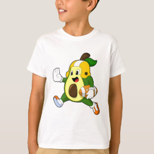 T-shirt Avocado au football