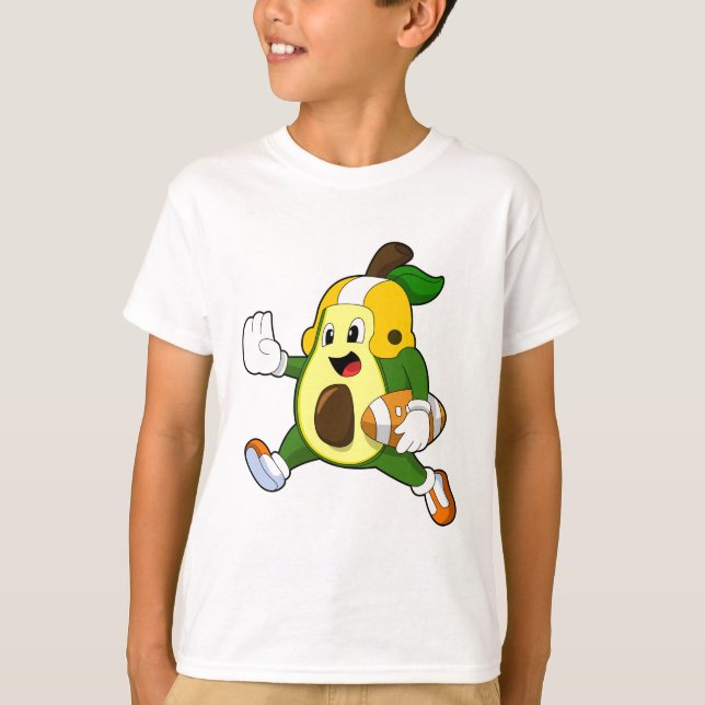 T-shirt Avocado au football (Devant)