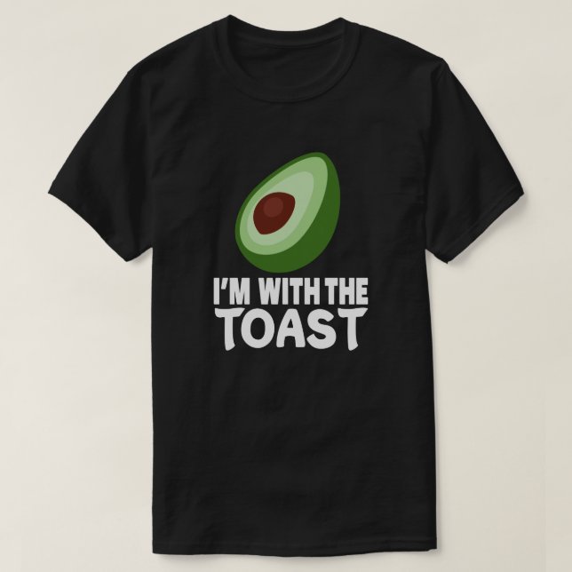 T-shirt Avocado Avec Toast Correspondant Costume Halloween (Design devant)