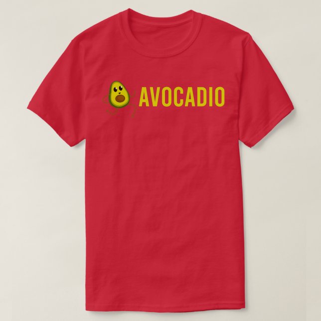 T-shirt Avocado Avocadio Runner Drôle idée cadeau (Design devant)