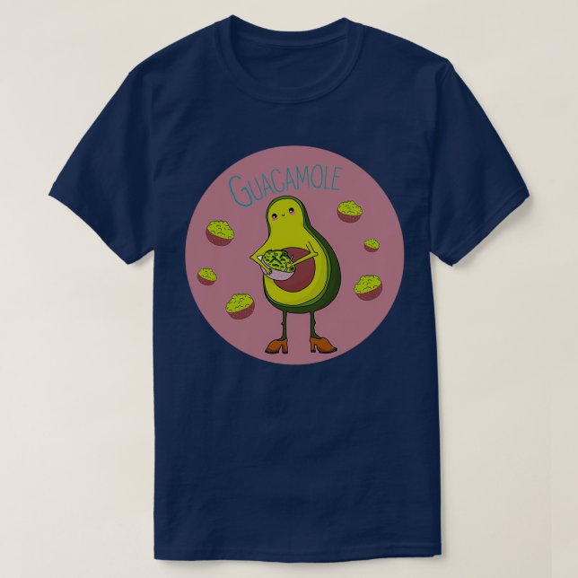 T-shirt Avocado Avocado Guacamole Avocado faisant du guaca (Design devant)
