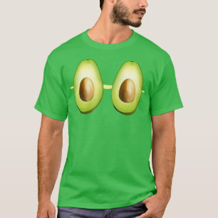 T-shirt Avocado Bra Funny Fake Brassiere Beach Costume Pun