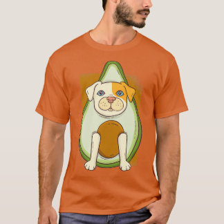 T-shirt Avocado Bulldog