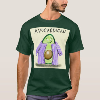 T-shirt Avocado Cardigan conception quotidienne des doodle