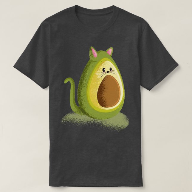 T-shirt Avocado cat 4 (Design devant)