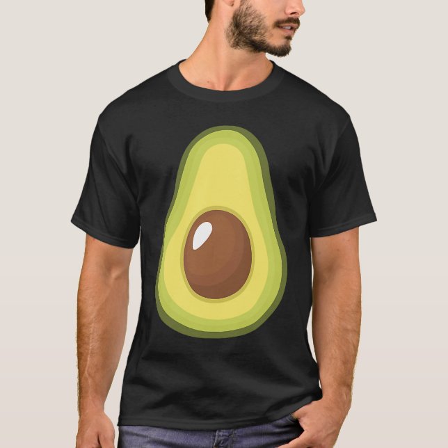 T-shirt Avocado Costume  Lazy Costume Avocado (Devant)