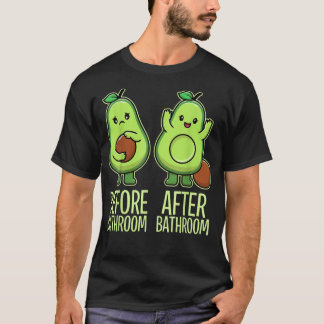 T-shirt Avocado De Pooping Cute Pour Hommes Femmes, Vegan,