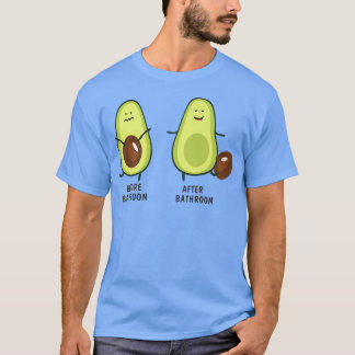 T-shirt Avocado De Pooping Cute Pour Hommes Femmes, Vegan,