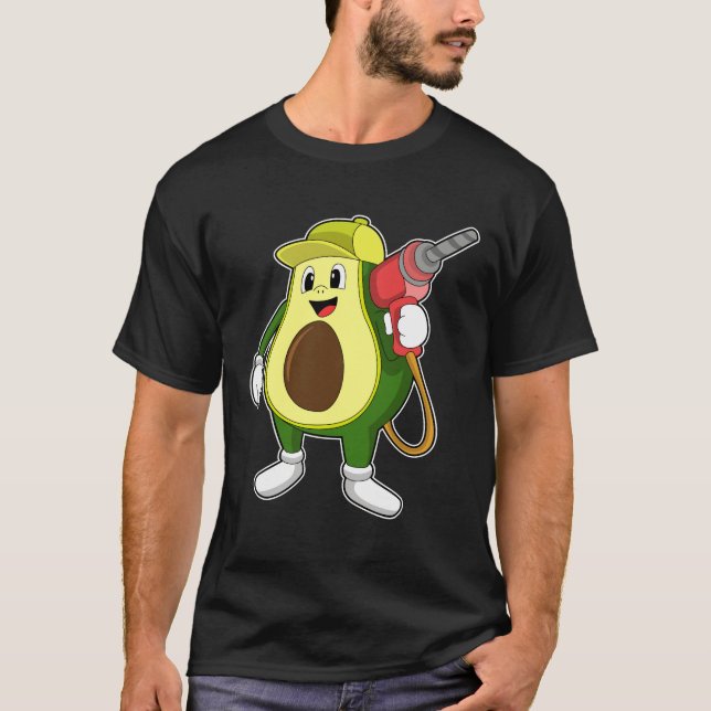 T-shirt Avocado en tant que artisan avec exercices (Devant)