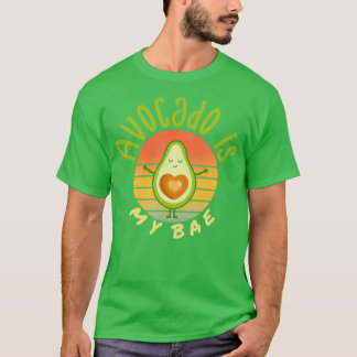T-shirt Avocado est ma base Avocado Gift Vegetarian Ve