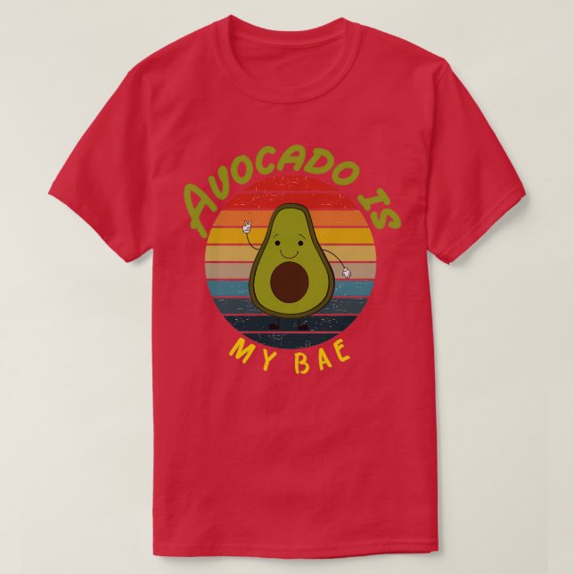 T-shirt Avocado est ma protéine Avocado Gift Vegetaria (Design devant)