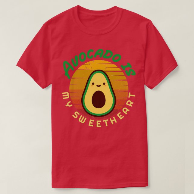 T-shirt Avocado est mon ami Avocado Gift Vegeta (Design devant)