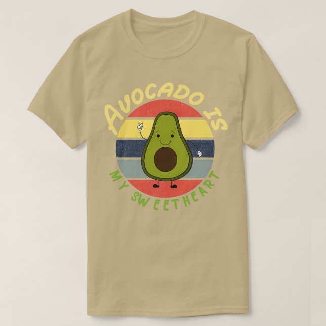 T-shirt Avocado est mon ami Avocado Gift Vegeta (Design devant)