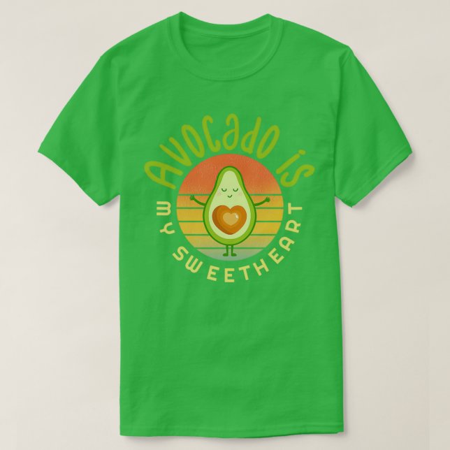 T-shirt Avocado est mon amour Avocado cadeau Vegeta Vegeta (Design devant)