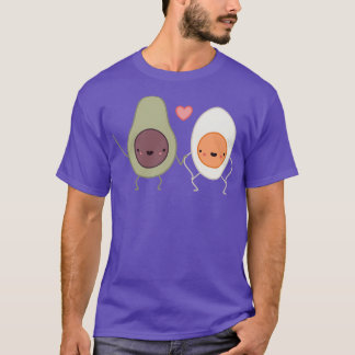 T-shirt Avocado et oeuf Les amoureux