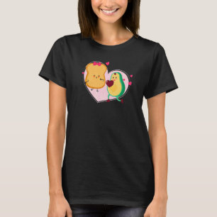 T-shirt Avocado et toast Cute Avocado Vegan Food